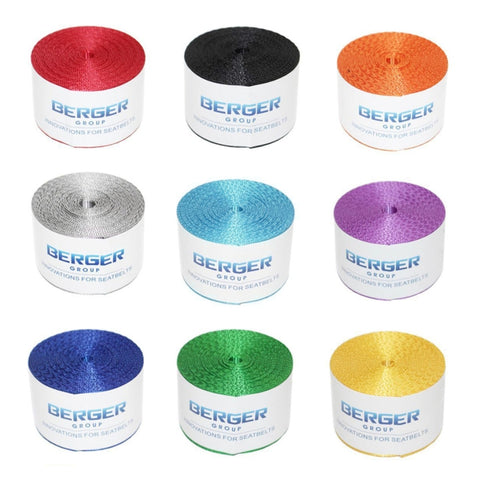 Ceinture de sécurité en polyester modifié pour la voiture Ceinture de sécurité de voiture, longueur: 3,6 m