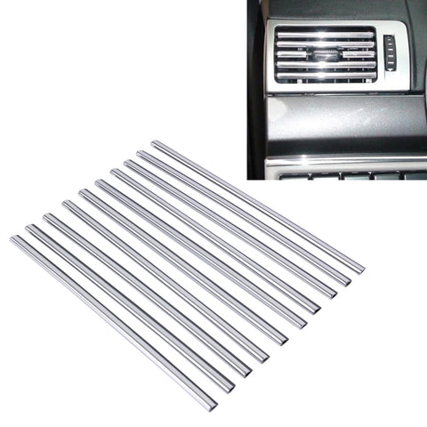 10 PZ SHENHAO AD-0834 Striscia decorativa per modanatura della bocchetta dell'aria per auto, 10 PCS AD-0834
