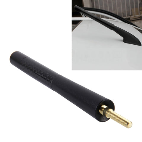 Base per viti universali lucidate con antenna corta in alluminio in fibra di carbonio (dimensioni grandi), 12cm