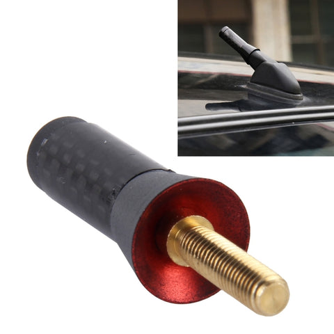 Base per viti universali lucidate con antenna corta in alluminio in fibra di carbonio (dimensioni ridotte), 3.4cm