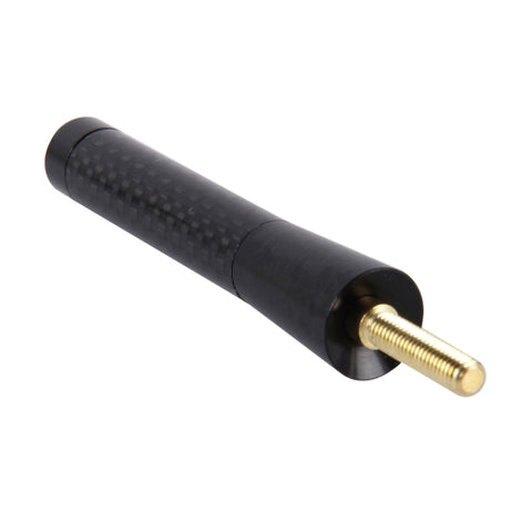 Base per viti universali lucidate con antenna corta in alluminio in fibra di carbonio (dimensioni medie), 8cm