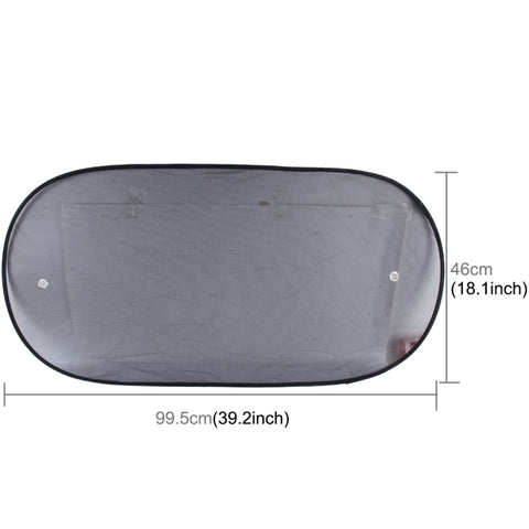 Paralume pieghevole per finerino dell'auto per blockcare i raggi UV posteriori con ventose, Pliable Shade