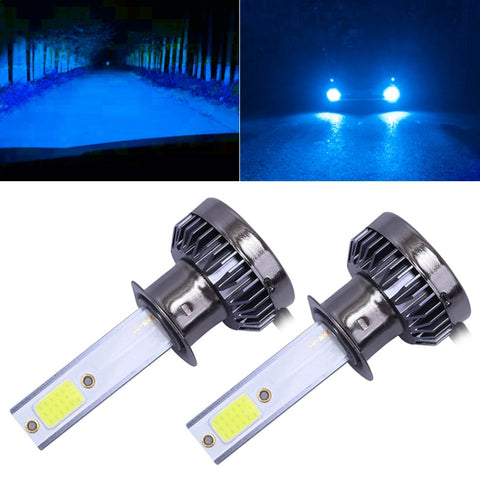 2 PZ H1 DC9-36V / 36W / 3000K / 6000LM IP68 Mini COB LED pour voiture / moto / Fendinebbia, H1
