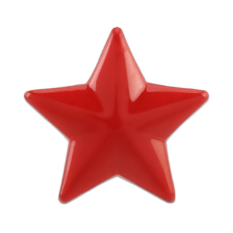 Adhésif décoratif pour carrozzeria en métal avec motif a stella, motif étoile (argent), motif étoile (rouge)