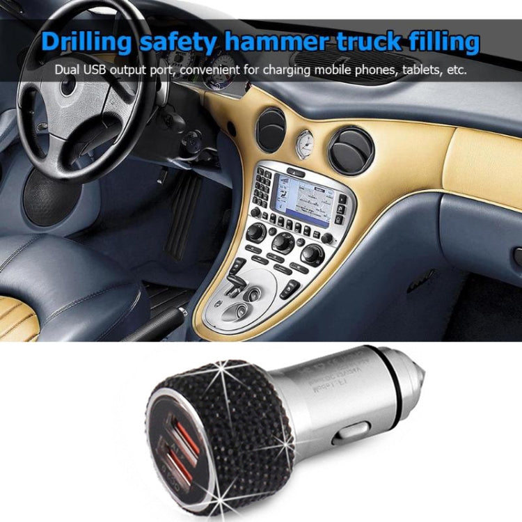 Dual USB Quick Car Charger with QC3.0 Fast Charging
