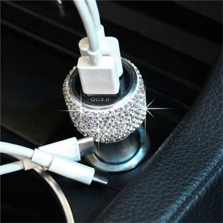 Dual USB Quick Car Charger with QC3.0 Fast Charging