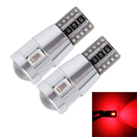 2 pezzi T10 3W 6 LED SMD-5630 Lampada per luci di ingombro per auto Canbus senza errori, DC 12V, 6 SMD-5630 LEDs - Novalix Store