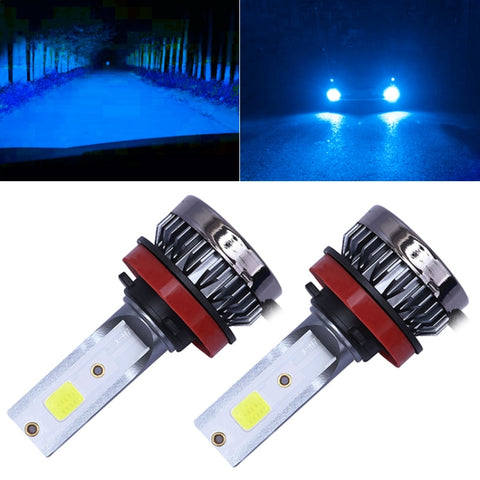 2 PZ H11 DC9-36V / 36W / 3000K / 6000LM IP68 Mini COB LED per fari auto / moto / Fendinebbia, H11 - Novalix Store