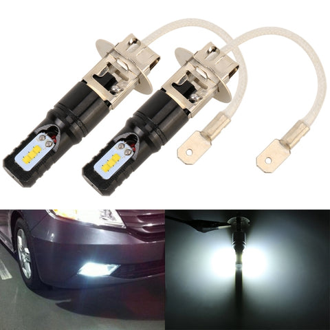 Fendinebbia LED Auto - Coppia Luci H3 Bianche ad Alte Prestazioni