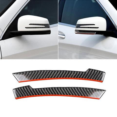 2 pezzi di protezioni per specchietti retrovisori in fibra di carbonio per auto, strisce anticollisione, protezioni per finiture, adesivi per Mercedes-Benz, Rearview Mirror - Novalix Store