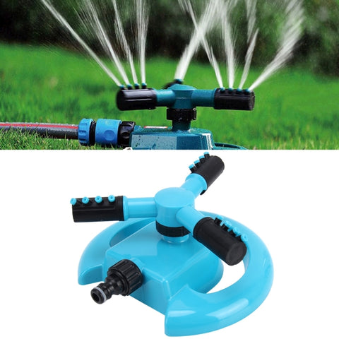 Ugello Rotante Automatico da Giardino Irrigatore Automatico Rotante da 360 Gradi Ugello per Irrigazione del Prato da Giardino, Applicable per Tubi dell'Acqua da 3/4 di Pollice (Blu), 360 Degree Automatic Sprinkling 3