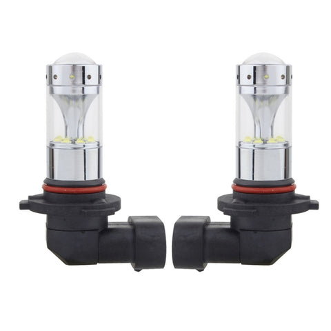 Fendinebbia LED per auto - Coppia 9005 da 60W - 1200 LM - 6000K - 12 LED CREE XB-D - DC 12V