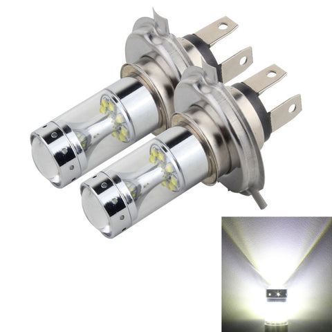 Fendinebbia LED H4 60W Luce Bianca 6000K - Confezione da 2, Alta