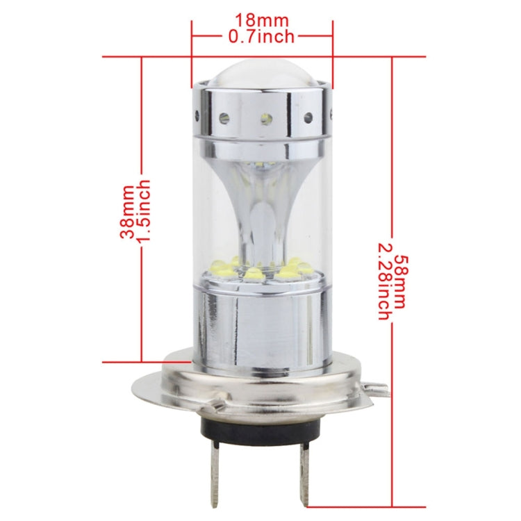 H7 60W 1200 LM Car Fog Lights with CREE LED Technology