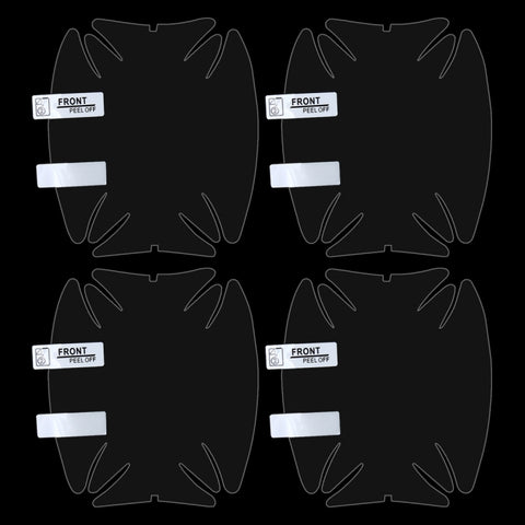 4 pezzi di pellicola protettiva antigraffio per maniglia per porta OPVC per auto per Audi, For Audi - Novalix Store