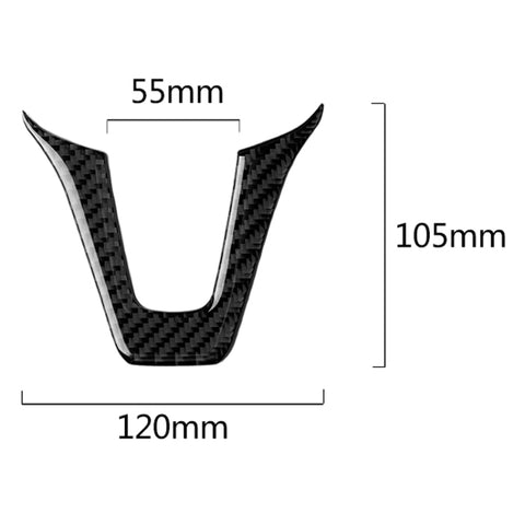 Adesivo decorativo per volante in fibra di carbonio per auto per Mercedes-Benz, Steering Wheel