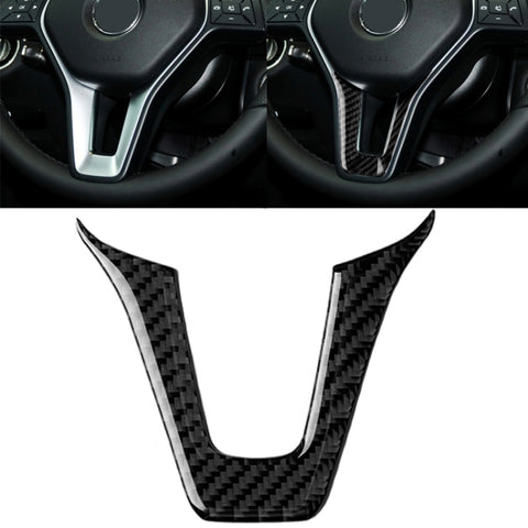 Adesivo decorativo per volante in fibra di carbonio per auto per Mercedes-Benz, Steering Wheel