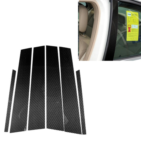 Adhésif décoratif pour colonne B en fibre de carbone pour voiture pour Mercedes-Benz W204 2007-2013, pour Mercedes-Benz