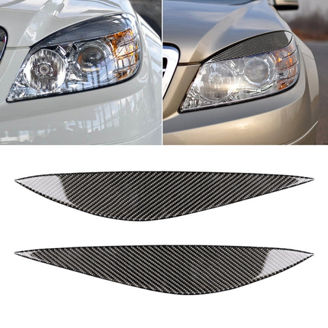 Sopracciglio leggero en fibre de carbone pour voiture pour Mercedes-Benz W204 pré-lifting 2008-2011, pour Mercedes-Benz W204