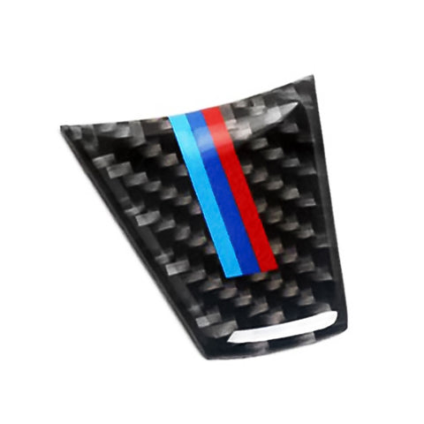 Adesivo decorativo per volante in fibra di carbonio per auto per BMW E90 / E92, Steering Wheel Decorative Sticker B
