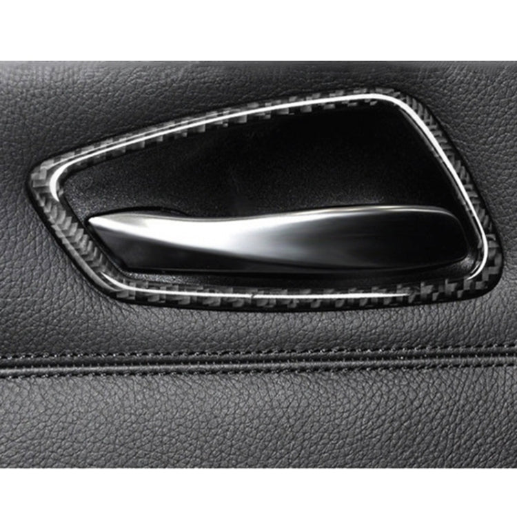 Car Door Handle Carbon Fiber Stickers for BMW E90 E92 E93