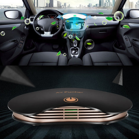 BL-001 Purificatore d'aria a ioni negativi con controllo touch intelligente per auto/casa, BL-001(Black), BL-001(White)