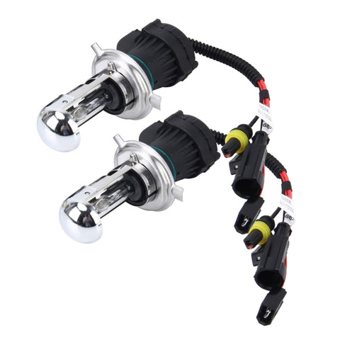 Lampadine HID H4 55W 6000K - 2 Pezzi - Lampade allo Xeno 12V