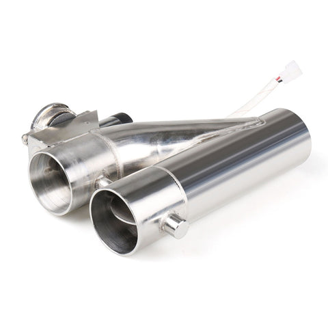 Tuyau pour valve électrique de commande de voiture CNSPEED Y Shape 2 en 1, dimensions : 3 pouces, taille : 3 pouces