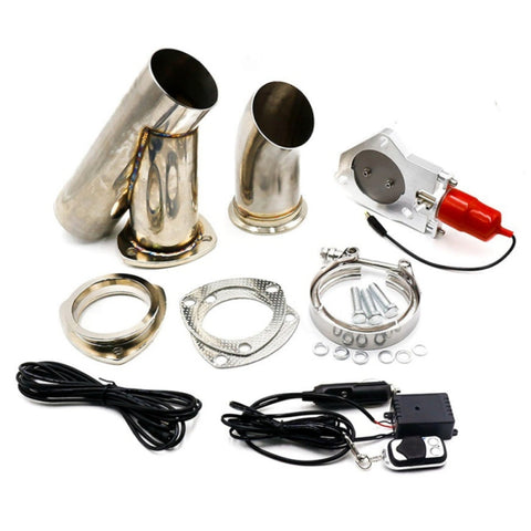 Ensemble de tuyaux pour valve de décharge électrique, télécommande pour voiture, facile à installer, dimensions : 3 pouces, YC100414