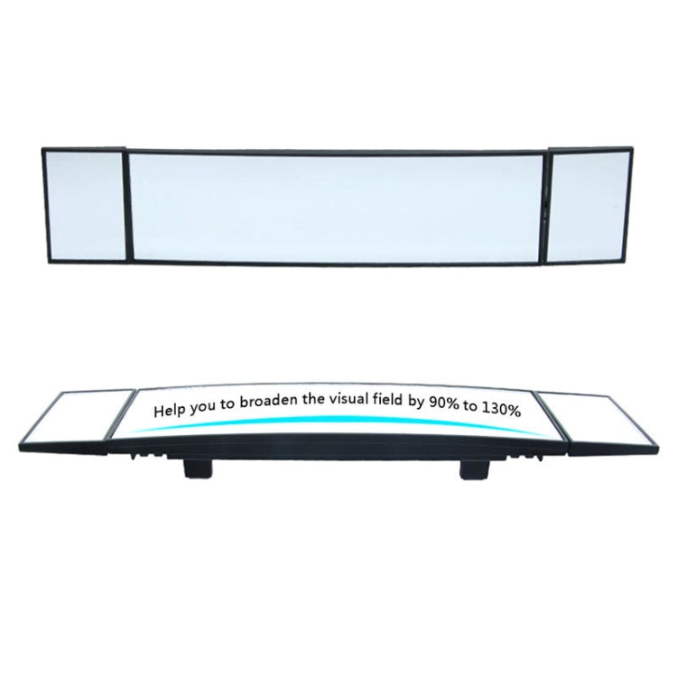 SHUNWEI Large Car Three-Fold Curve Surface Rear View Mirror Reverse Wide Angle Adjustable Angle Auxiliary Blind Area Retroreflector Reversing Wide-angle...