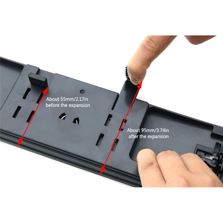 SHUNWEI Large Car Three-Fold Curve Surface Rear View Mirror Reverse Wide Angle Adjustable Angle Auxiliary Blind Area Retroreflector Reversing Wide-angle...