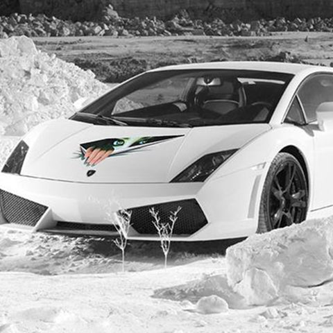 Adesivo per auto in carta con design 3D - Effetti Esagerati 11, 12, 13