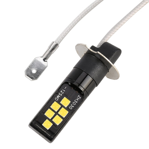 2 PZ H3 DC9-16V / 3,5 W / 6000 K / 320LM Fendinebbia per auto 12 LED SMD-ZH3030 Lampade, con corrente costante, H3 - Novalix Store