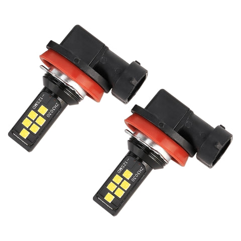2 PZ H11 DC9-16V / 3,5 W / 6000 K / 320LM Fendinebbia per auto 12 LED SMD-ZH3030 Lampade, con corrente costante, H11 - Novalix Store