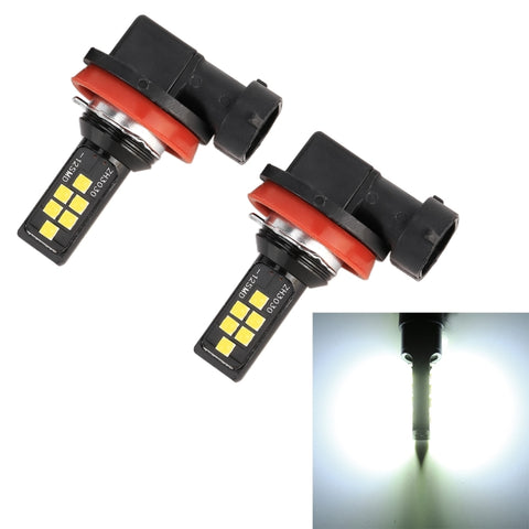 2 PZ H11 DC9-16V / 3,5 W / 6000 K / 320LM Fendinebbia per auto 12 LED SMD-ZH3030 Lampade, con corrente costante, H11 - Novalix Store