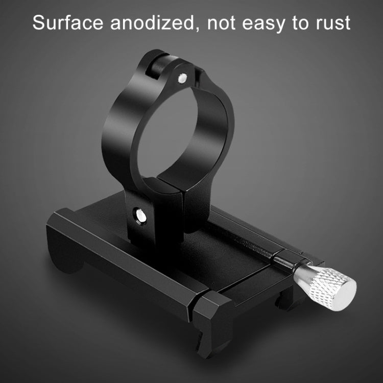 Staffa per telefono in lega di alluminio per manubrio moto, Handlebar Aluminum Alloy Phone Bracket
