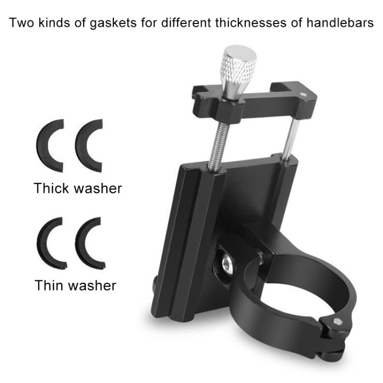Aluminum Alloy Motorcycle Phone Bracket for Safe Riding