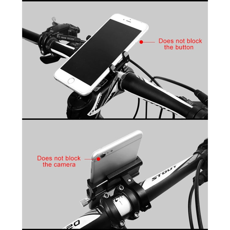 Aluminum Alloy Motorcycle Phone Bracket for Safe Riding