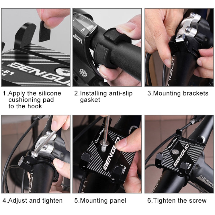 Aluminum Alloy Motorcycle Phone Bracket for Safe Riding