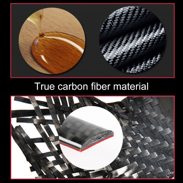 4 PCS Car Carbon Fiber Inner Armrest Decorative Frame for Audi A3, Inner Armrest