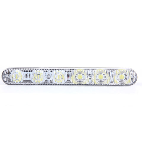 Set di 2 Luci di Marcia diurna LED 12W 1200LM 7000K DC 12V Luce Bianca