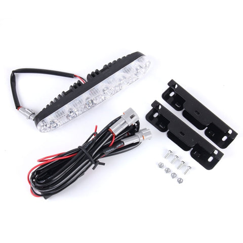 2 PZ LD-006 5730-6SMD 12W 1200LM 7000K Luce di marcia diurna a luce bianca.DC 12V, White Light+12W 1200LM/7000K - Novalix Store