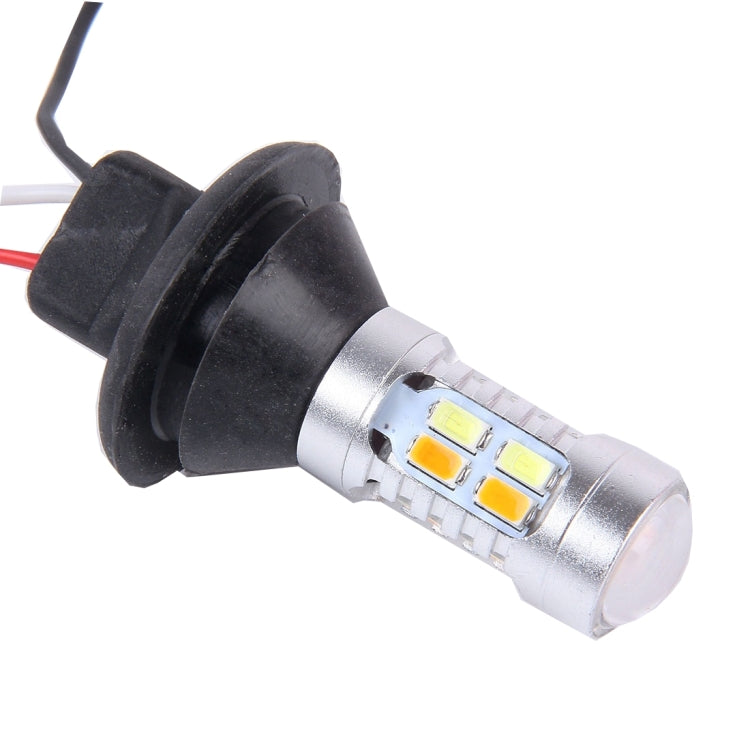 1156 LED Turn Signal Lights - 1000LM White & Yellow, 2 Pack