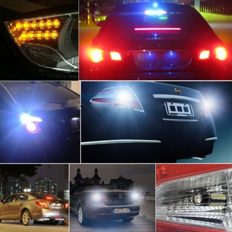 1156 LED Turn Signal Lights - 1000LM White & Yellow, 2 Pack