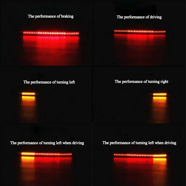 Bright 32 LED Brake Lights for Motorcycles - 5W 12V 300LM