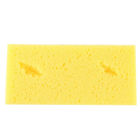 Tampon d'entretien de voiture pour lave-auto en poudre en spugna morbida marrone résistant à l'usure (giallo), 5 tampons de nettoyage de lavage (jaune)