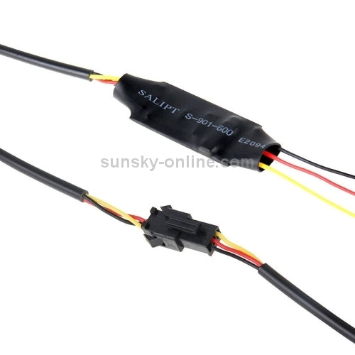 12V Car Daytime Running Lights - White & Yellow, 85cm Length