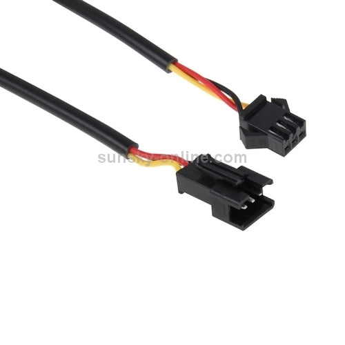 12V Car Daytime Running Lights - White & Yellow, 85cm Length
