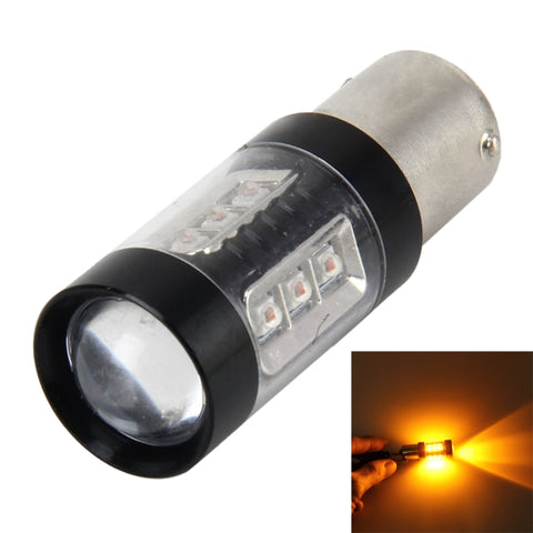 Luce di retromarcia per auto 80W 1000LM con 16 lampade CREE - 1156/BA15S - Giallo - 12-24V