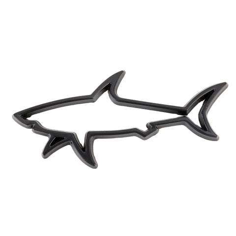 Adesivo decorativo per carrozzeria in metallo a forma di squalo, Shark Shape